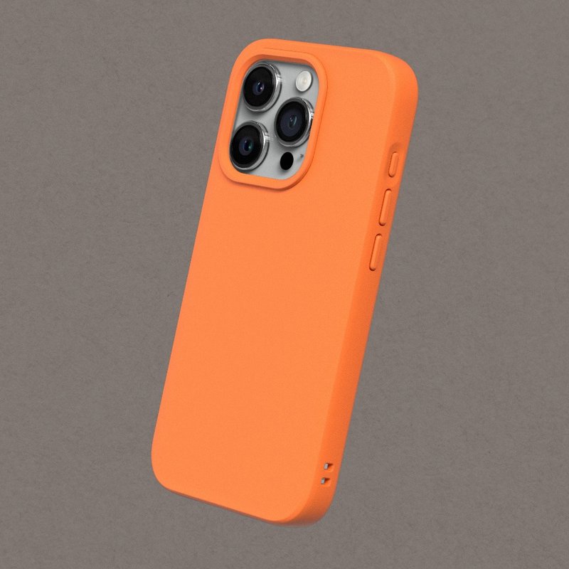 SolidSuit classic anti-fall phone case/ Neon Orange for iPhone series - เคส/ซองมือถือ - พลาสติก สีส้ม