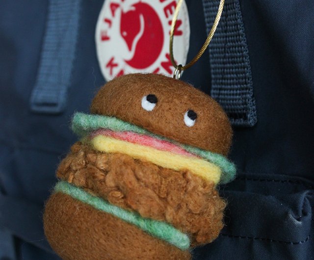 ハンドメイド べあらびシリーズ フェイクハンバーグ キーホルダー 5/25 ワンマングッズ キーホルダー丸 | 高尾彩佳 official web