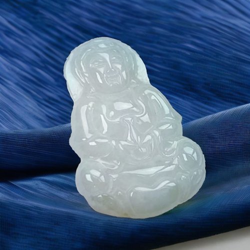 瓔珞翡翠 冰種翡翠觀音菩薩項鍊 | 天然緬甸玉翡翠A貨 | 送禮