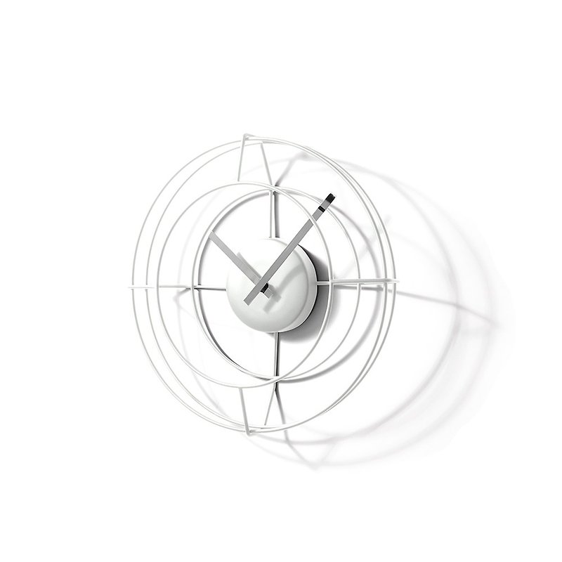 カナリスケロックライトクロックホワイト - 時計 - 金属 ホワイト