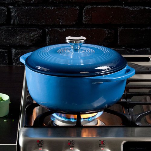 American LODGE Round Enamel Cast Iron Stock Pot (26cm)4.2LMulticolor