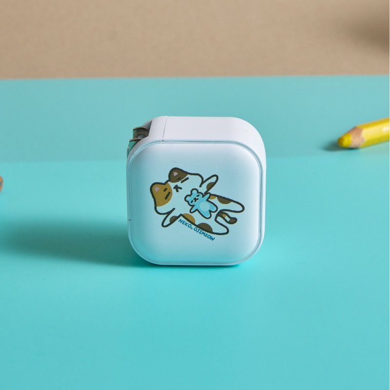 歐吉喵NEKO OJIMEOW耍廢日常GaN 45W Type-C雙孔充電頭 - 科技小物 - 塑膠 多色