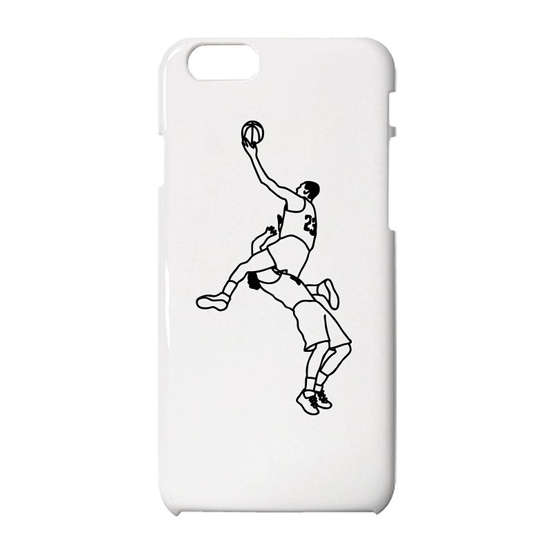 バスケ#4 iPhoneケース - スマホケース - プラスチック ホワイト