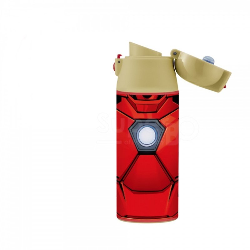 Japan Skater-Direct Drink Stainless Steel Thermos Bottle (360ml) Iron Man - Other - Stainless Steel 