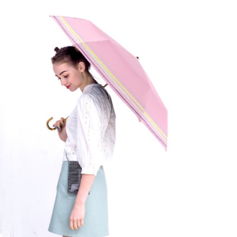 Boy Ultra Light Princess Umbrella (Vinyl Sunscreen)-By3065 Pink Dai - Umbrellas & Rain Gear - Other Materials Pink