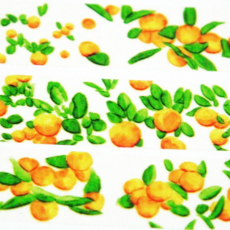 Sample Washi Tape Lucky Charm Kumquat - มาสกิ้งเทป - กระดาษ 