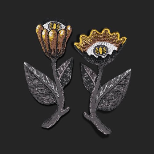 VECTOR "Pistil & Stamen" Flower Patch Design