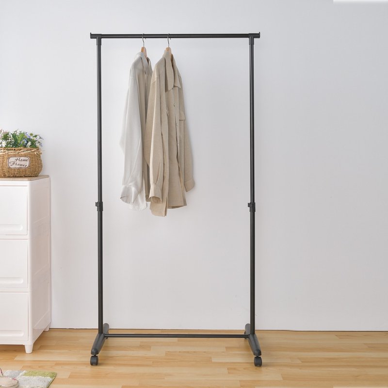 [ikloo] Simple single-pole clothes drying rack (black and white optional) - Hangers & Hooks - Other Materials 