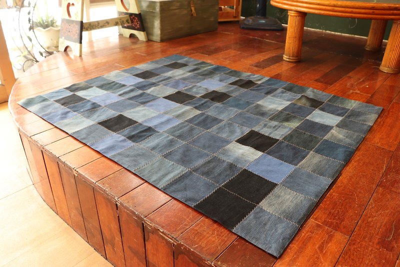 Handmade denim mat - Rugs & Floor Mats - Cotton & Hemp 