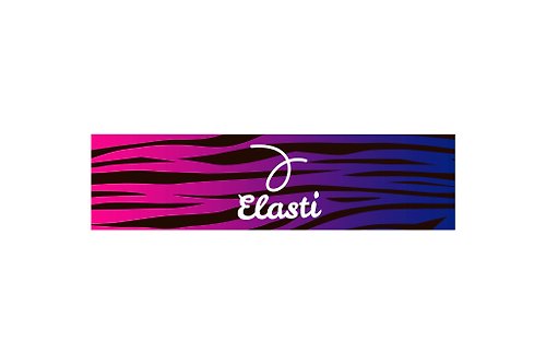 ELASTI台灣機能運動服飾 【ELASTI】時尚運動毛巾-迷幻斑馬