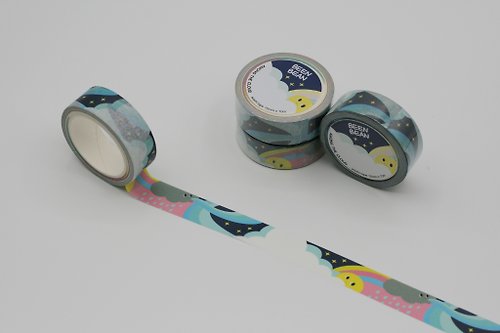 BeenBean Among the Cloud washi masking tape (15mm x 10m paper tape)