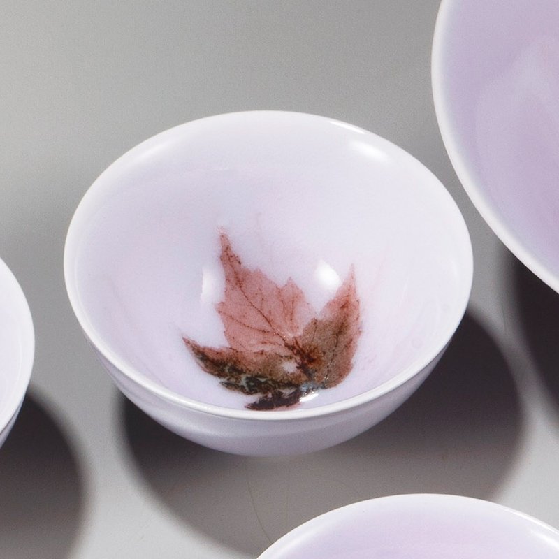 Konoha color-changing celadon tea cup 70cc Yinggeyaki certification
