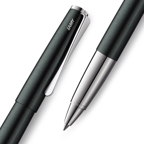 LAMY TAIWAN 官方旗艦館 【雷雕免費刻字】LAMY 鋼珠筆+筆袋禮盒 / studio 系列 - 黑森林