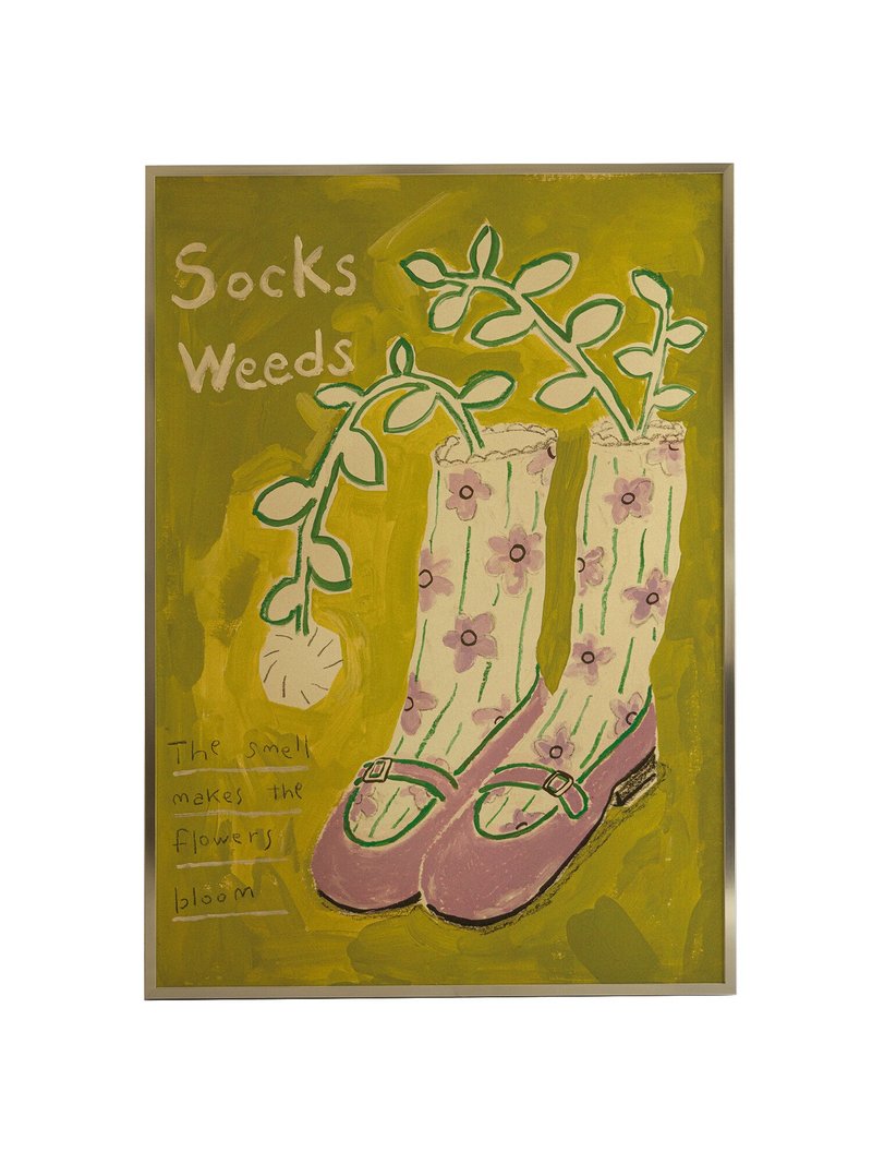 Socks weeds (Poster&Card) - Posters - Paper Green