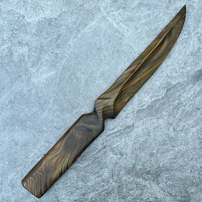 I sell swords, demon swords, faded green sandalwood collections, art daggers, wooden knives, small knives, demon swords, paper weights - Items for Display - Wood Green