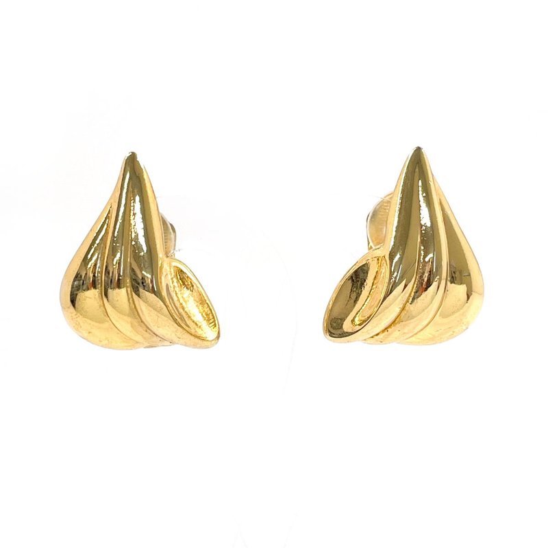 【日本直送 中古美品】クリスチャンディオール Christian Dior イヤリング ヴィンテージ メタル ゴールド アクセサリー - 耳環/耳夾/耳骨夾 - 貴金屬 金色