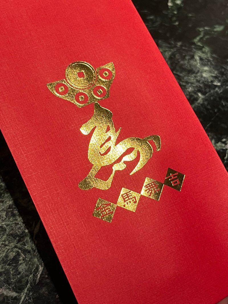 馬年限定-臺灣生肖-燙金紅包袋-限時優惠 - 紅包袋/春聯 - 紙 紅色