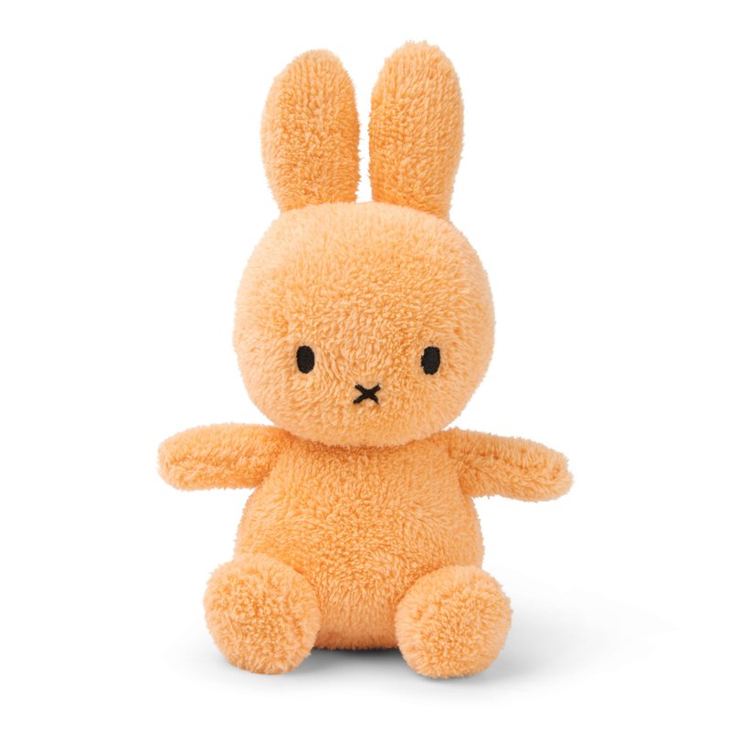 荷蘭 Bon Ton Toys | Miffy 米飛兔絨毛娃娃 Terry系列 淺橘 23cm - 公仔/玩偶 - 其他金屬 橘色