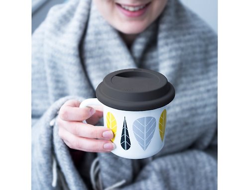 來自北歐的生活 Muurla琺瑯杯矽膠咖啡杯蓋 聖誕節禮物 交換禮物