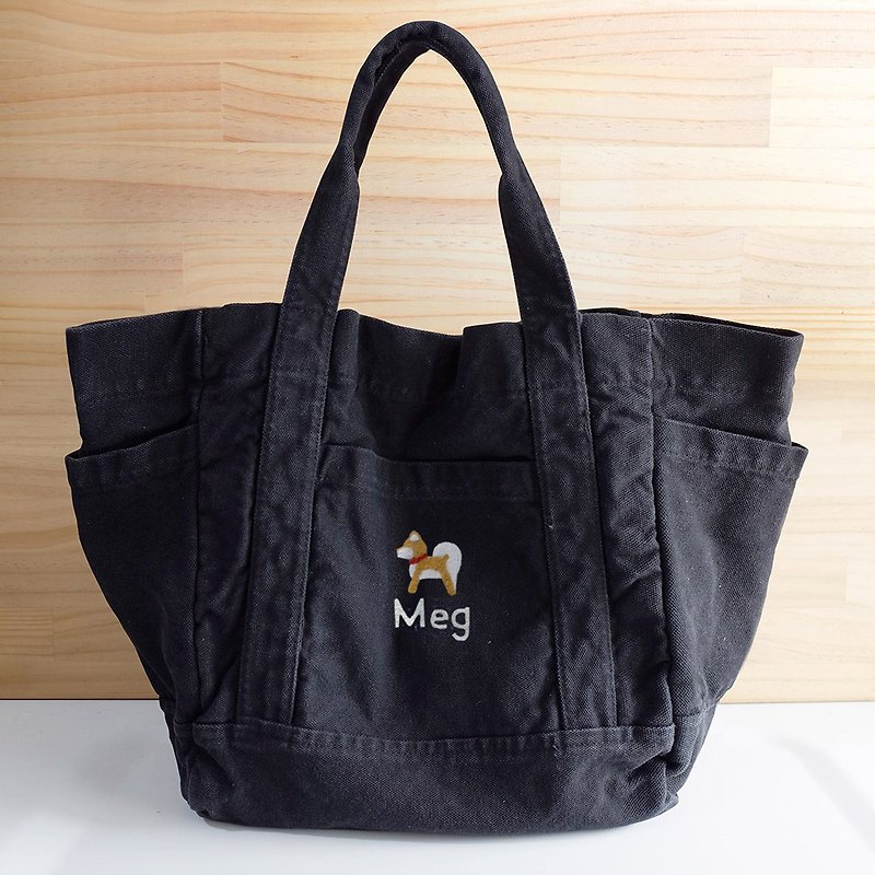 [Q-cute] Bag Series-Multi-pocket-Shiba Inu, Shiqi, Corgi-Added Words/Customized - กระเป๋าถือ - วัสดุอื่นๆ หลากหลายสี