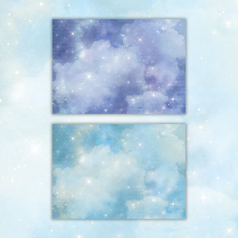 Shining Sky - 卡片/明信片 - 紙 