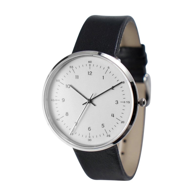 Nameless Minimalist Watch Small Numbers  Free shipping Worldwide - นาฬิกาผู้ชาย - โลหะ 