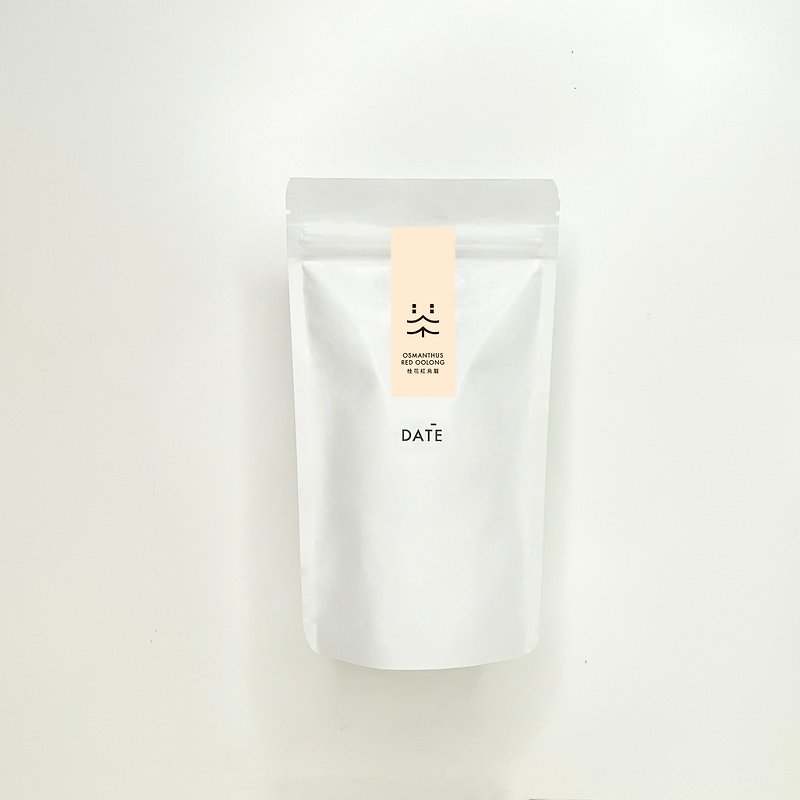DATE Meeting Tea Environmental Protection Bag Series | Osmanthus Red Oolong - Tea - Fresh Ingredients White