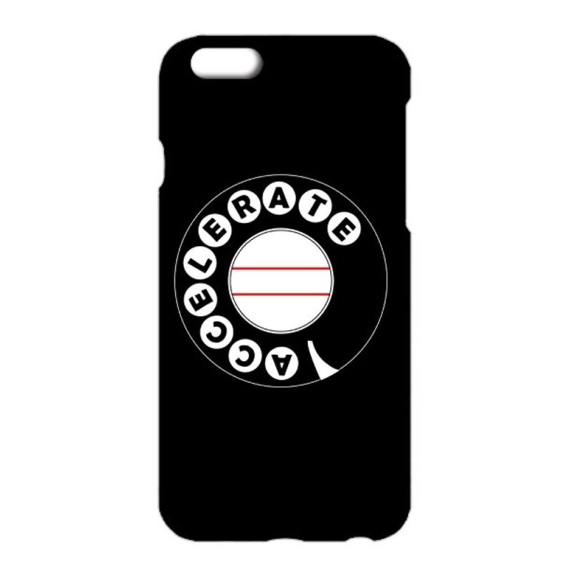 [IPhone case] ACCELERATE - เคส/ซองมือถือ - พลาสติก สีดำ