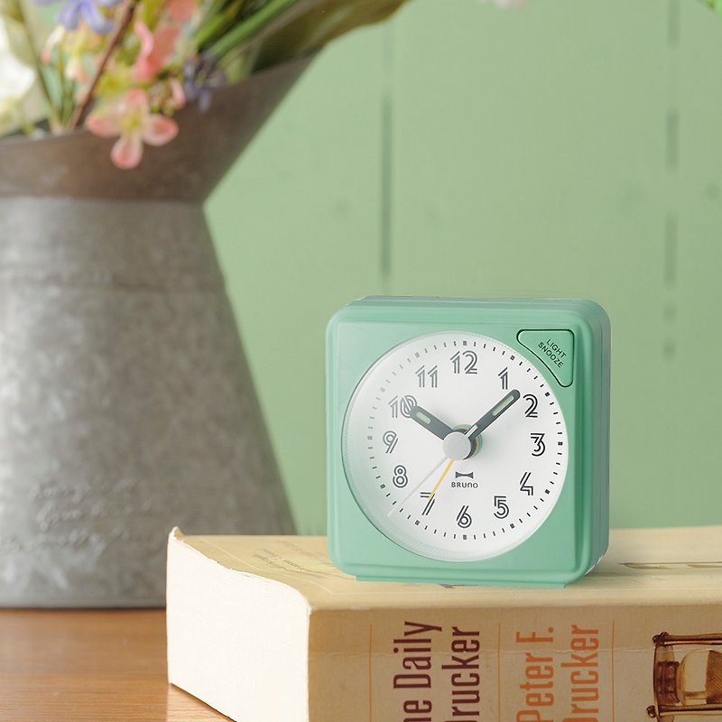 Japan BRUNOミニハンドメイド目覚まし時計（グリーン） - 時計 - その他の素材 グリーン