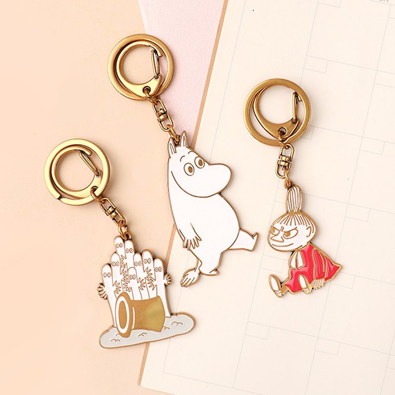 Moomin Metal Key Ring-Moomin Lulumi Charm - ที่ห้อยกุญแจ - โลหะ หลากหลายสี