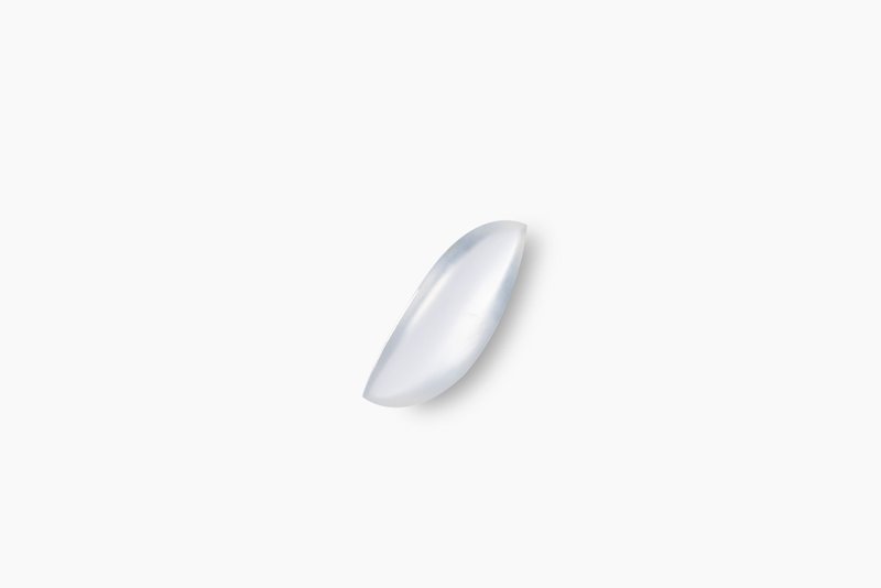 玻冰種 | 白翡 | 裸石 | 蛋面 - 金工/飾品 - 玉石 白色