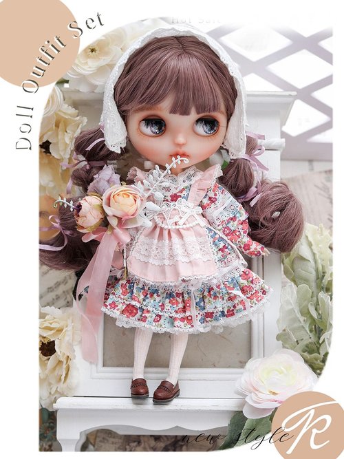 Kon'D-Kondoll-Blythe Ob 22-24オリジナルレトロワードローブ