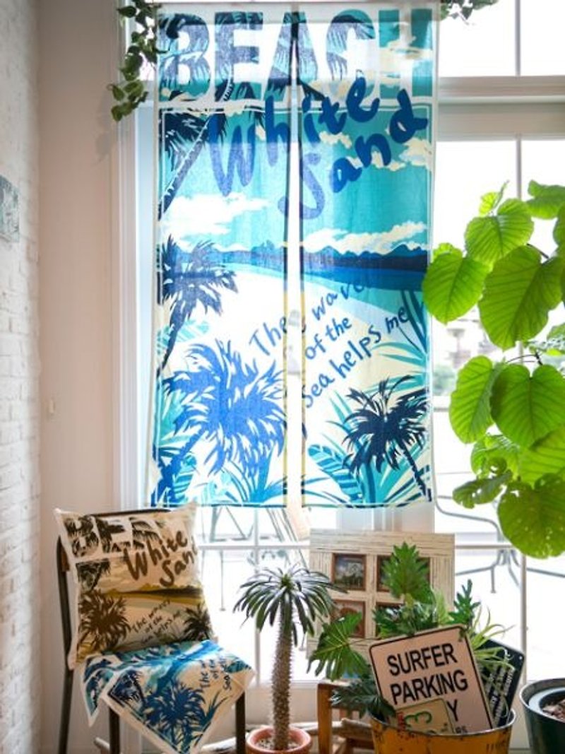 [Pre-order] curtain ✱ ✱ white beach (two-color) - Items for Display - Cotton & Hemp Multicolor