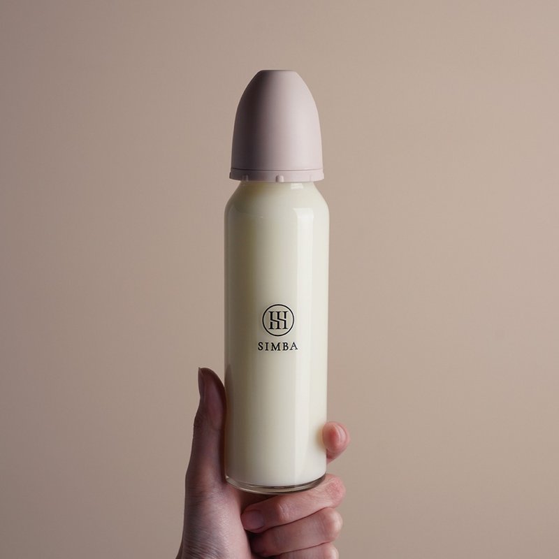 【Simba小獅王辛巴】蘊蜜質金玻璃標準防脹氣奶瓶240ml - 奶瓶/奶嘴 - 玻璃 透明