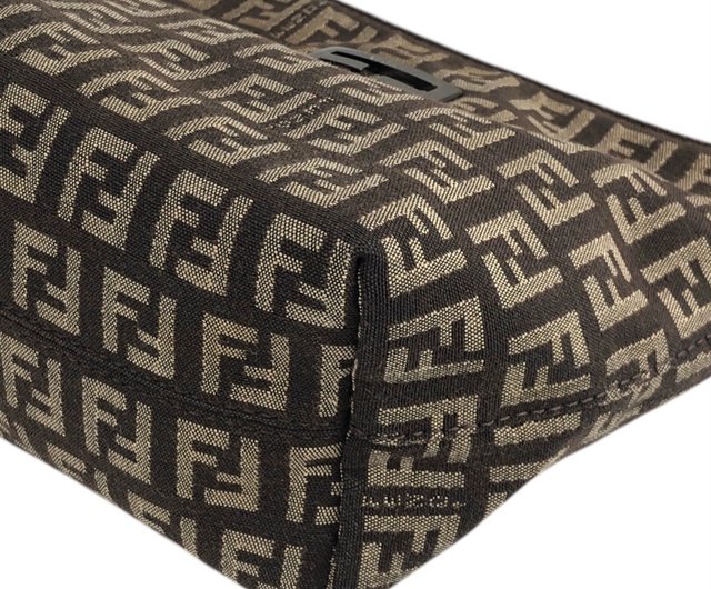 Fendiズッキーノ ハンドバッグ FENDI フェンディ ズッキーノ ミニハンドバッグ ポーチ キャンバス