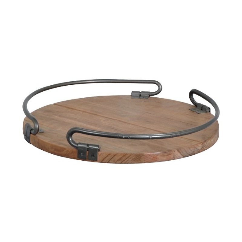 Dinky round tray - Storage - Wood Brown