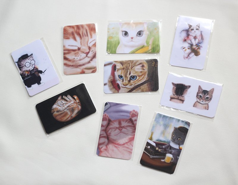 5 Card Stickers - Custom Picking - Waterproof - Cards & Postcards - Plastic 
