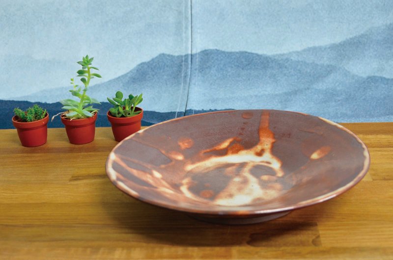 Shino Glazed Plate - Plates & Trays - Pottery 