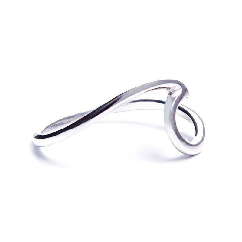 Pura Vida 美國手工  Silver WAVE波浪造型 純銀戒指 - 戒指 - 純銀 