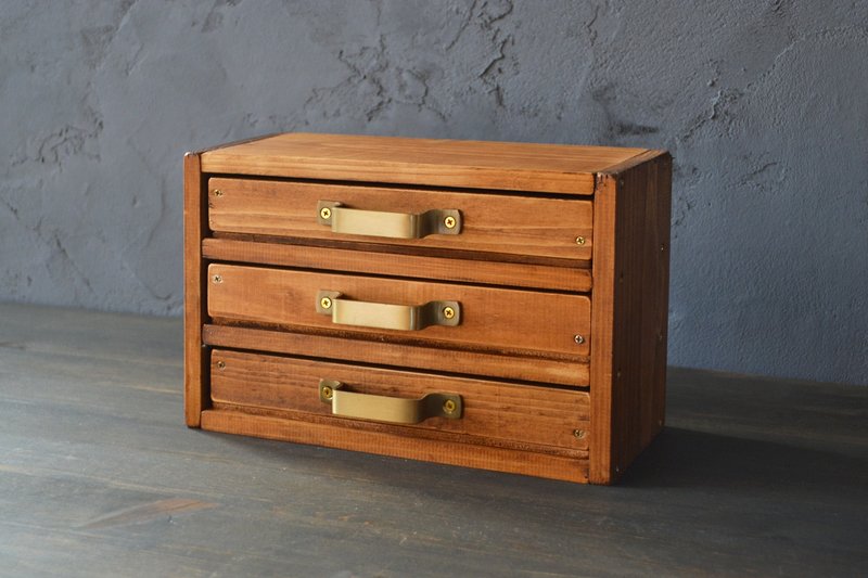 0310mito　日本産ひのきの収納ケース　ショート　小分け収納ケース　ピルケース　　アクセサリーケース　デスク収納 - 居家收納/收納盒/儲物盒 - 木頭 咖啡色