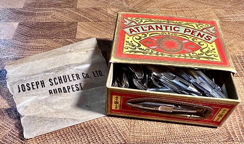 我思文創 我思藏 1920~30年代 匈牙利布達佩斯 Atlantic 518 EF Extra 古董沾水筆