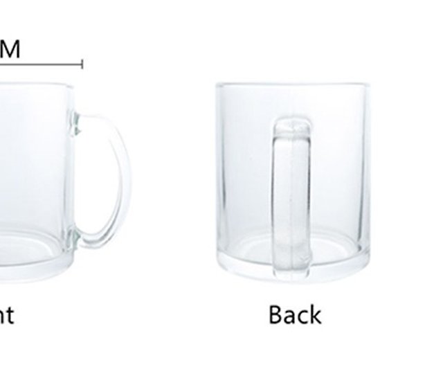 Translucent glass cups (six options)