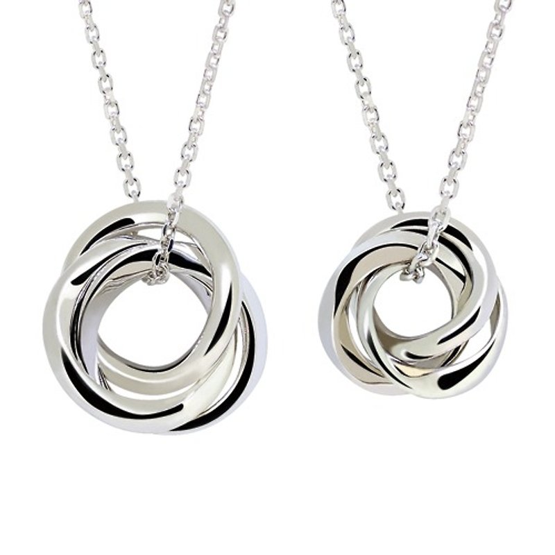 Concentric Circles-Ties-Big - Necklaces - Other Metals Gray