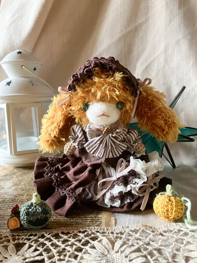 あみぐるみドール　案内人アデル - 公仔/玩偶 - 羊毛 咖啡色