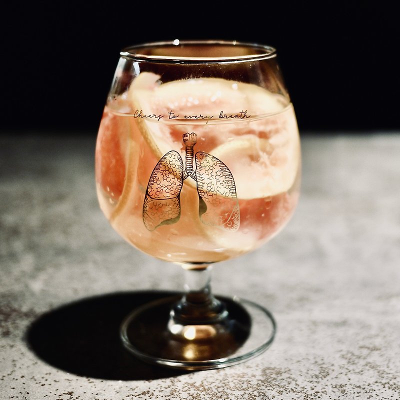 肺臟酒杯 - 酒杯/酒器 - 玻璃 透明