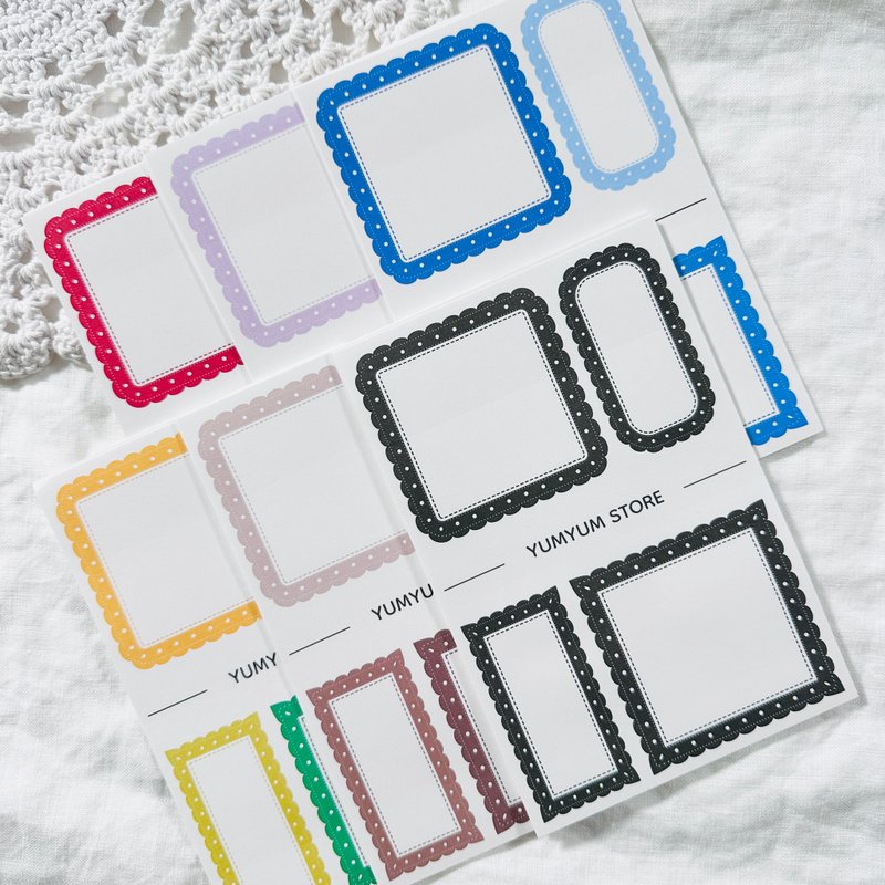 Circle hole label Paper Stickers - 貼紙 - 其他材質 