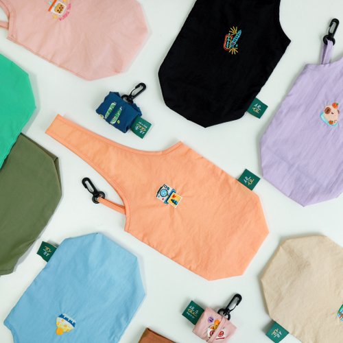 【オーダー品】　ドリンクバッグ 刺繍ドリンクバッグ【バッグウォーク-クラシック台湾】フック
