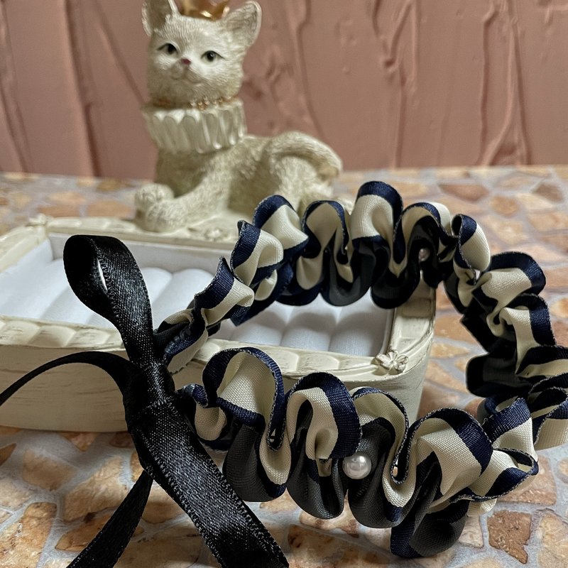 Satin Necklace | 緞帶の曲奇餅寵物項鍊 | 限量款 - 寵物衣服 - 聚酯纖維 
