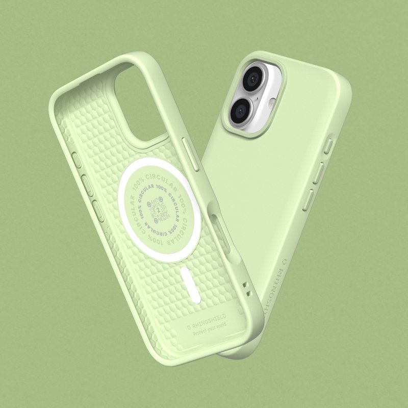 SolidSuit (MagSafe Compatible) Super Magnetic Phone Case/Matcha Green iPhone 16 Series - เคส/ซองมือถือ - พลาสติก สีเขียว