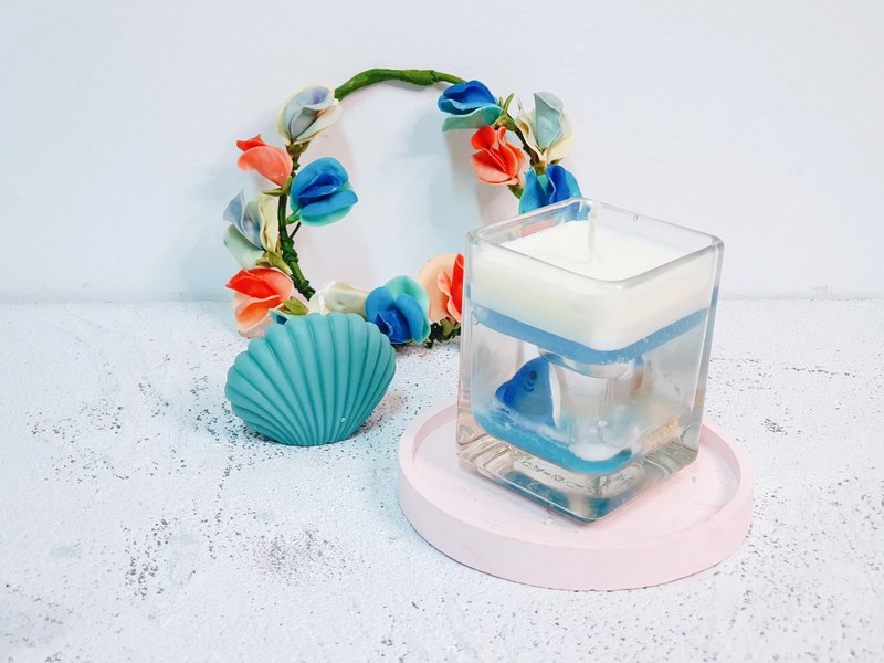 [Where is Shark Shark] Candle material package double layer candle floating candle double layer soy Wax parent-child - เทียนหอม/น้ำหอม/สบู่แฮนด์เมด - ขี้ผึ้ง 